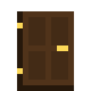 Ciemnodębowe drzwi